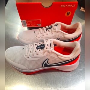 Nike Air Zoom Mens Size 9 Infinity Tour Golf Shoes White Crimson DC5221-041 NEW